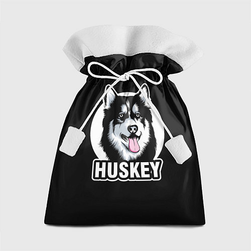 Подарочный мешок Собака Хаски Husky / 3D-принт – фото 1