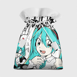 Мешок для подарков Hatsune Miku Vocaloid, цвет: 3D-принт