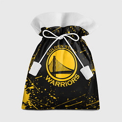 Мешок для подарков GOLDEN STATE WARRIORS? , БРЫЗГИ КРАСОК, цвет: 3D-принт