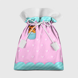 Мешок для подарков Маленький тигр в кармане, цвет: 3D-принт