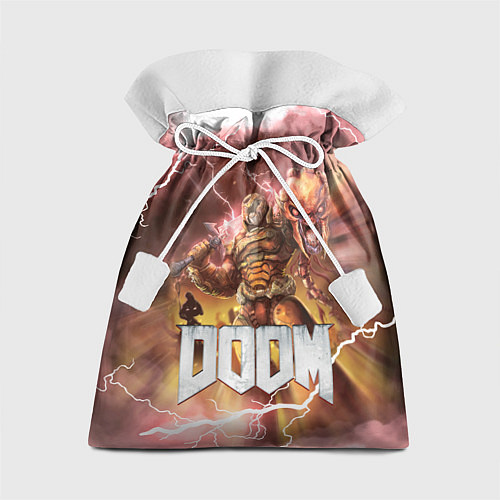 Подарочный мешок Брутальный DoomGay Hell rock / 3D-принт – фото 1