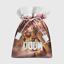 Мешок для подарков Брутальный DoomGay Hell rock, цвет: 3D-принт