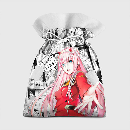 Подарочный мешок Zero Two Зеро ту на манге фрейм / 3D-принт – фото 1