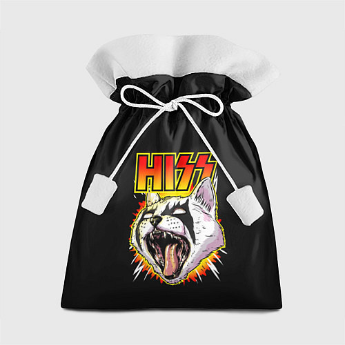 Подарочный мешок Hiss кот-рокер / 3D-принт – фото 1