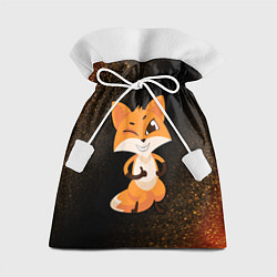 Мешок для подарков Fox - Winking - Noise, цвет: 3D-принт