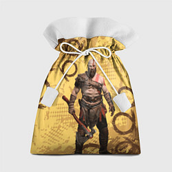 Мешок для подарков God of War Kratos Год оф Вар Кратос, цвет: 3D-принт
