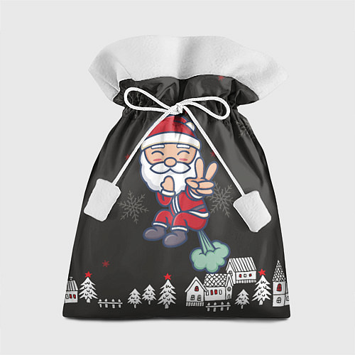 Подарочный мешок Плохой Санта 2022 Bad Santa / 3D-принт – фото 1