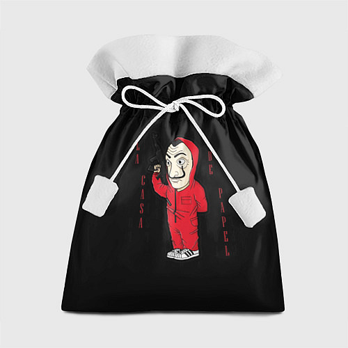 Подарочный мешок БУМАЖНЫЙ ДОМ - LA CASA DE PAPEL BELLA CIAO - СЕРИА / 3D-принт – фото 1