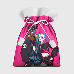 Мешок для подарков Ekko and Jinx, цвет: 3D-принт
