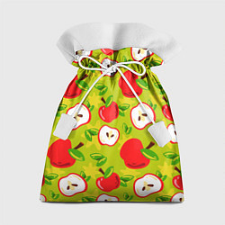 Мешок для подарков Яблочки паттерн, цвет: 3D-принт