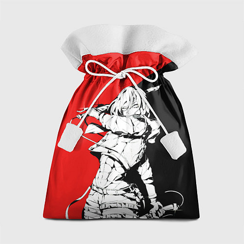 Подарочный мешок Микаса в красно черном цвете / 3D-принт – фото 1
