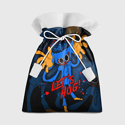 Мешок для подарков Huggy Wuggy - Poppy Playtime,, цвет: 3D-принт