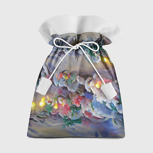 Подарочный мешок Уютное новогоднее настроение / 3D-принт – фото 1