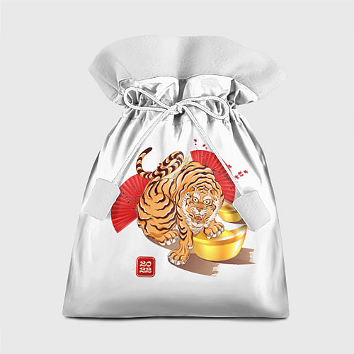 Подарочный мешок Золотой тигр 2022 Tigr / 3D-принт – фото 1