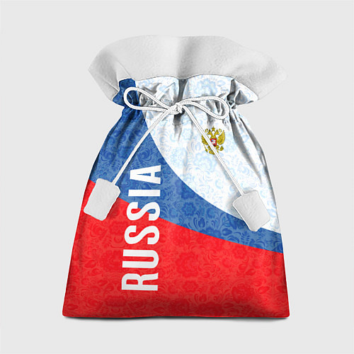 Подарочный мешок RUSSIA SPORT STYLE РОССИЯ СПОРТИВНЫЙ СТИЛЬ / 3D-принт – фото 1