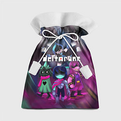 Мешок для подарков DELTARUNE ГЕРОИ В БОЙ!, цвет: 3D-принт
