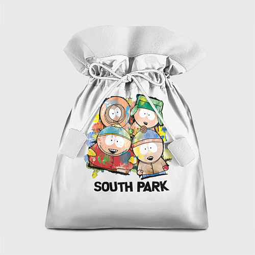 Подарочный мешок South Park - Южный парк краски / 3D-принт – фото 1