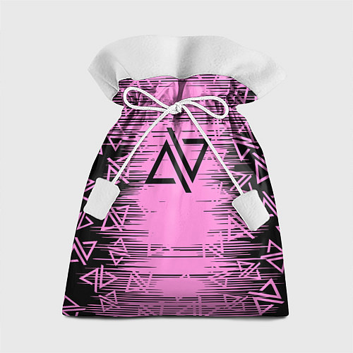 Подарочный мешок Adele - Паттерн логотипов / 3D-принт – фото 1