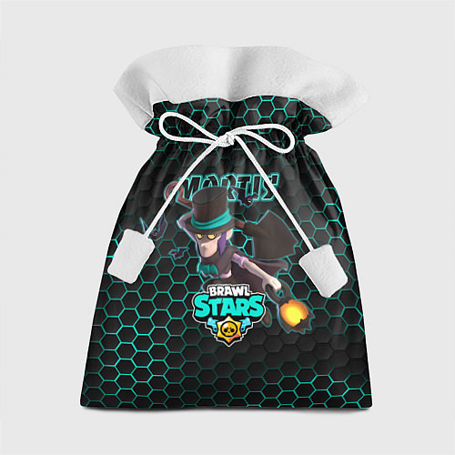 Подарочный мешок Мортис BRAWL STARS соты / 3D-принт – фото 1