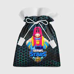 Мешок для подарков Гром BRAWL STARS соты, цвет: 3D-принт