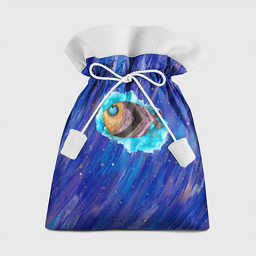 Подарочный мешок Забавная рыба / 3D-принт – фото 1