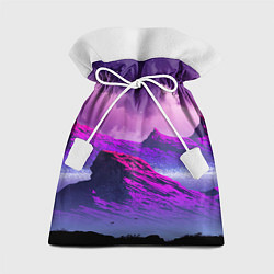 Мешок для подарков Горы Закат Аниме, цвет: 3D-принт