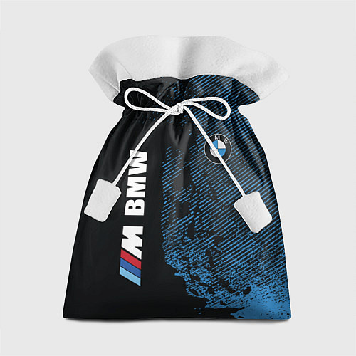 Подарочный мешок BMW M Series Синий Гранж / 3D-принт – фото 1