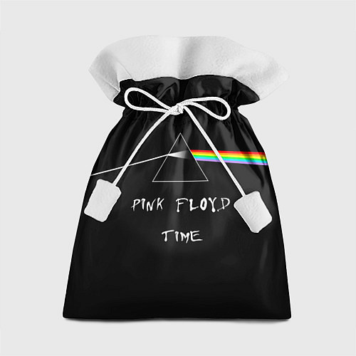 Подарочный мешок PINK FLOYD TIME ПИНК ФЛОЙД ЛОГОТИП / 3D-принт – фото 1