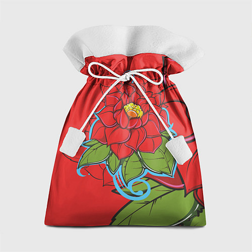 Подарочный мешок Роза-эмблема любви / 3D-принт – фото 1