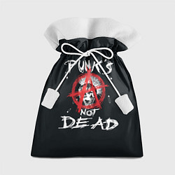 Мешок для подарков Punks Not Dead Анархия, цвет: 3D-принт