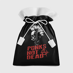 Мешок для подарков Punks Not Dead, цвет: 3D-принт