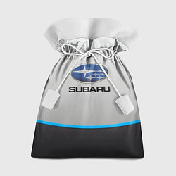 Мешок для подарков Subaru Неоновая полоса, цвет: 3D-принт