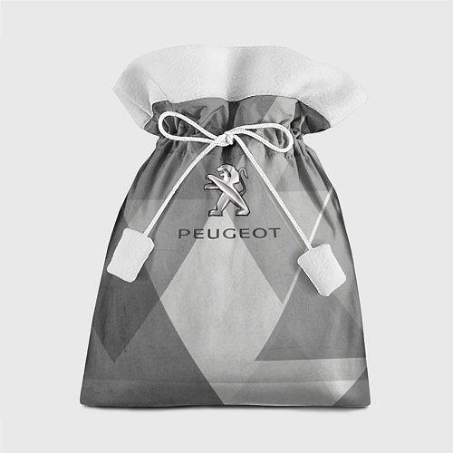 Подарочный мешок Peugeot много оттенков серого / 3D-принт – фото 1
