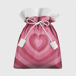 Мешок для подарков Сердца LOVE, цвет: 3D-принт