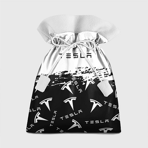 Подарочный мешок Tesla - Black & White / 3D-принт – фото 1