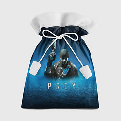 Мешок для подарков Prey 2 blue horror, цвет: 3D-принт