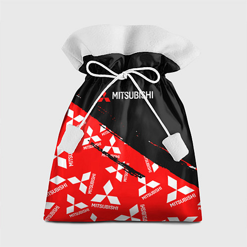 Подарочный мешок Mitsubishi - Диагональ паттерн / 3D-принт – фото 1