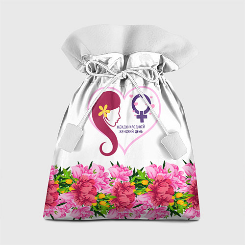 Подарочный мешок Международный Женский День / 3D-принт – фото 1