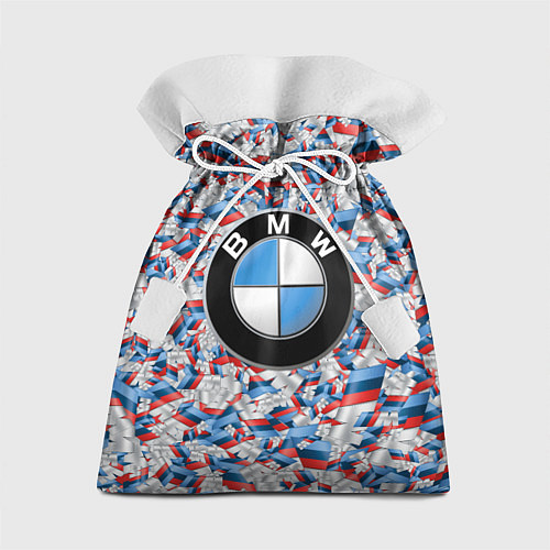 Подарочный мешок BMW M PATTERN LOGO / 3D-принт – фото 1