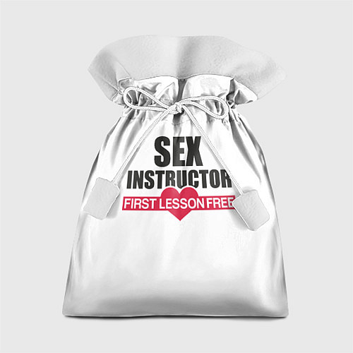 Подарочный мешок Секс Инструктор SEX INSTRUCTOR / 3D-принт – фото 1