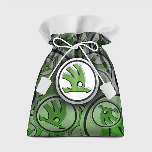 Подарочный мешок Skoda Carbone Pattern / 3D-принт – фото 1