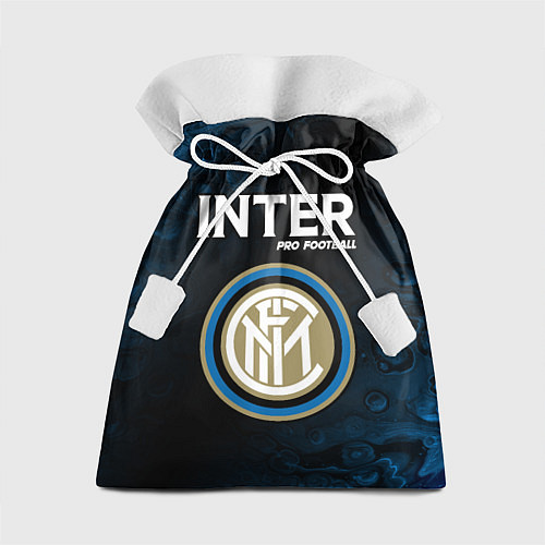 Подарочный мешок INTER Pro Football Разводы / 3D-принт – фото 1