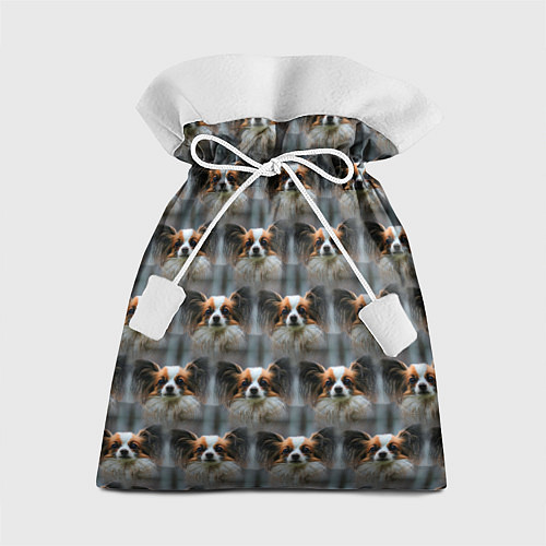 Подарочный мешок Маленькая собачка паттерн / 3D-принт – фото 1