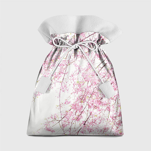 Подарочный мешок Розовое цветение / 3D-принт – фото 1