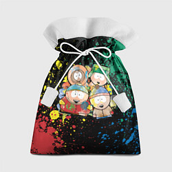 Мешок для подарков Мультфильм Южный парк персонажи South Park, цвет: 3D-принт
