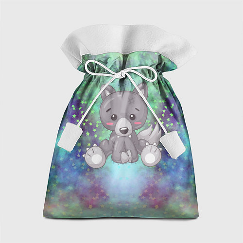 Подарочный мешок Маленький серый волк / 3D-принт – фото 1