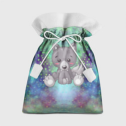 Мешок для подарков Маленький серый волк, цвет: 3D-принт