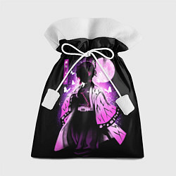 Мешок для подарков Шинобу Кочо силуэт Клинок рассекающего демона, цвет: 3D-принт