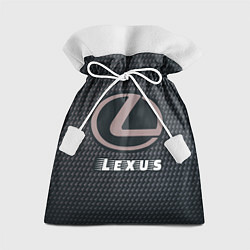 Мешок для подарков LEXUS Lexus - Карбон, цвет: 3D-принт