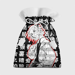 Мешок для подарков Майки и иероглифы Токийские мстители, цвет: 3D-принт